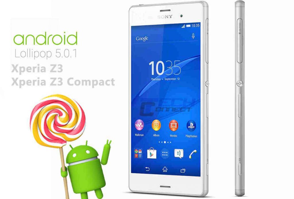 Android 5.0 Lollipop Update for Sony Xperia Z3