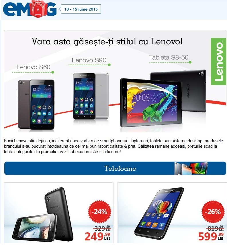 Reduce eMAG Lenovo
