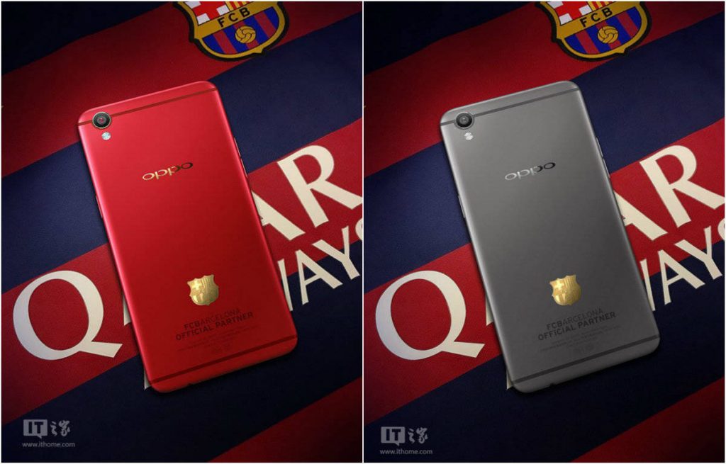 Oppo R9 FC Barcelona edition leak 3